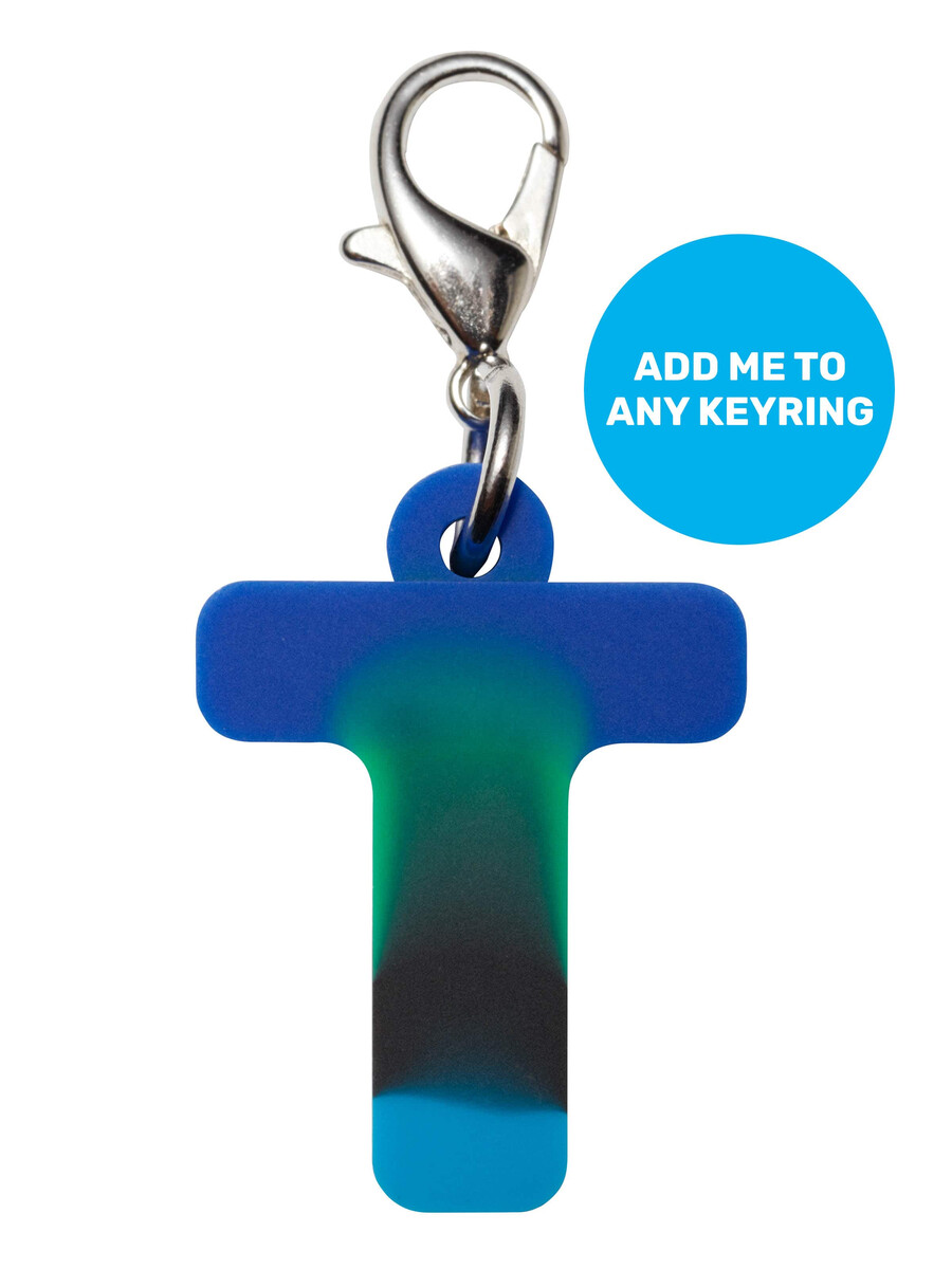 blue add-on mini alpha keyring