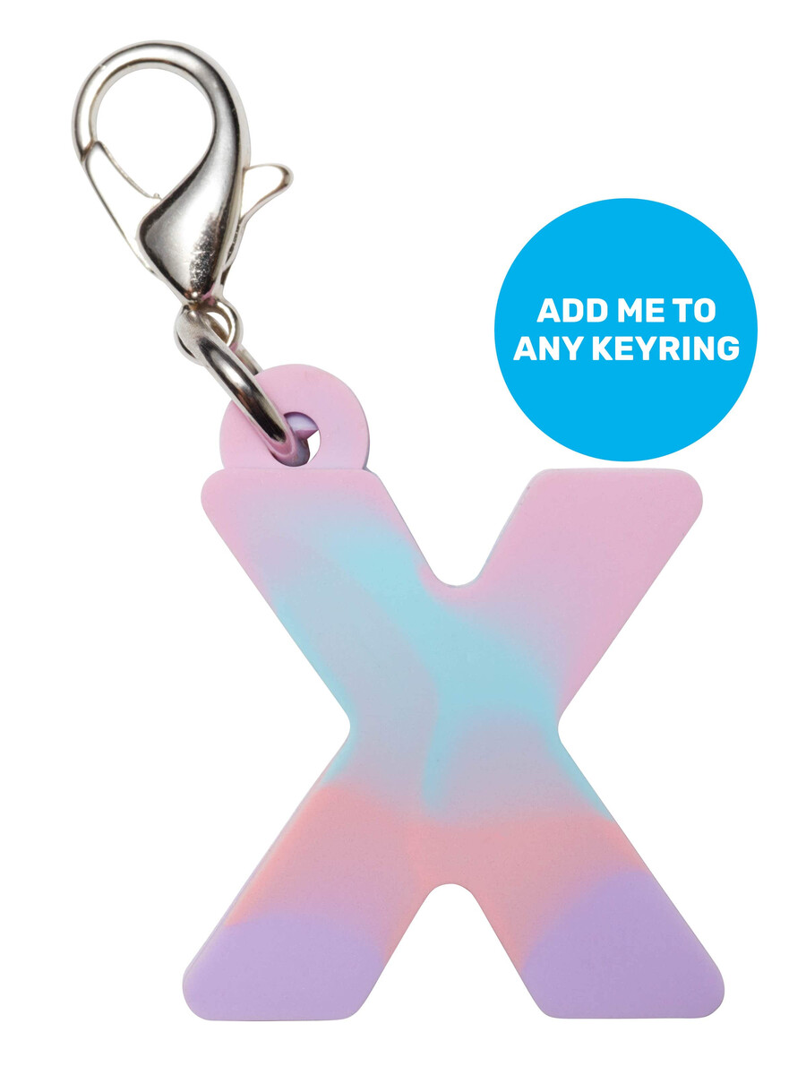 pink add-on mini alpha keyring