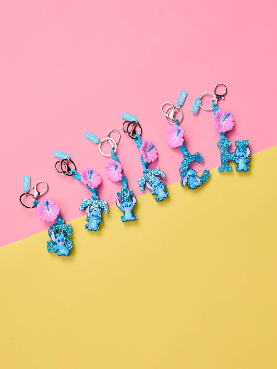 stitch alphabet keyring