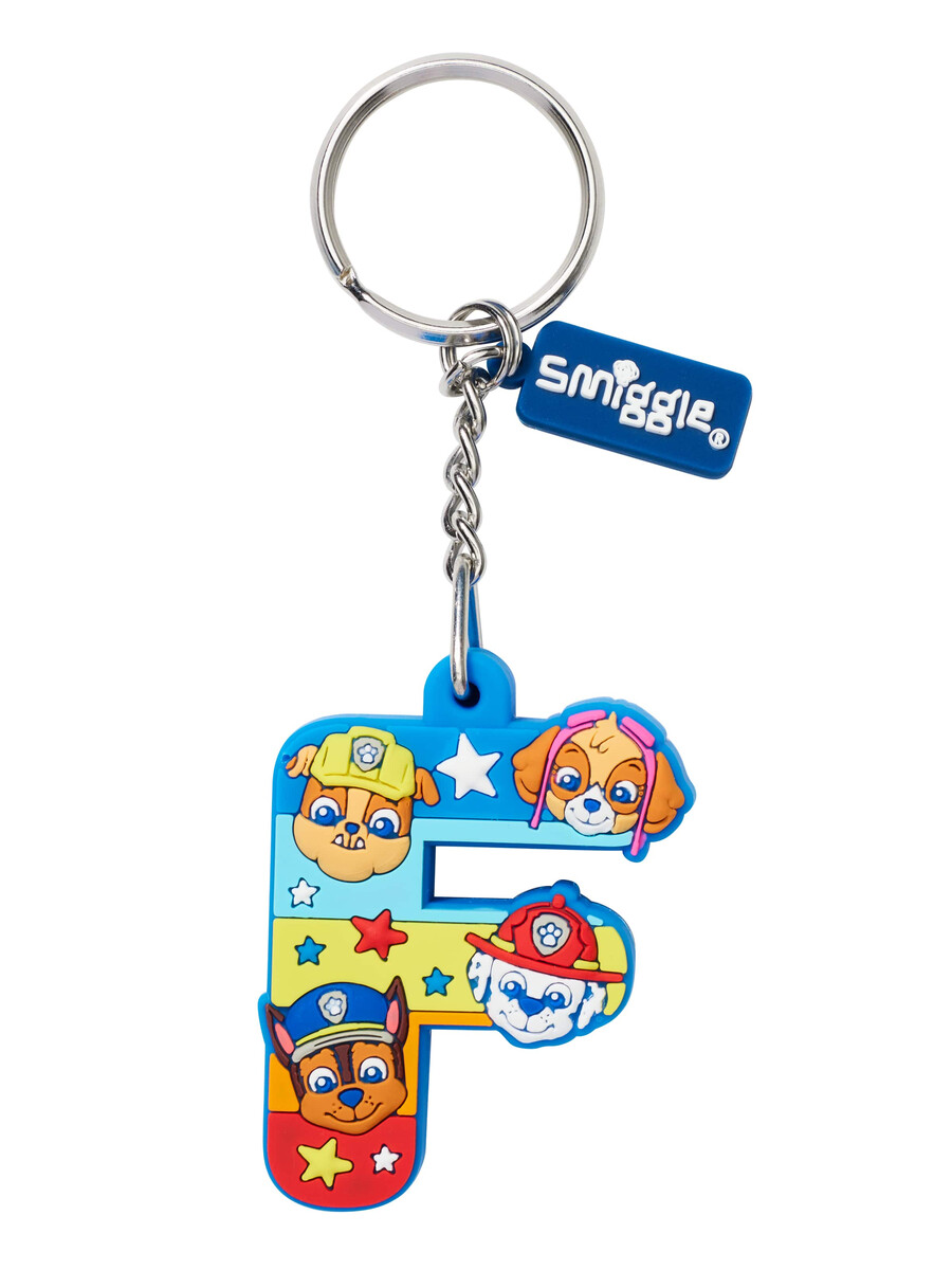 paw patrol scented alphabet keyring