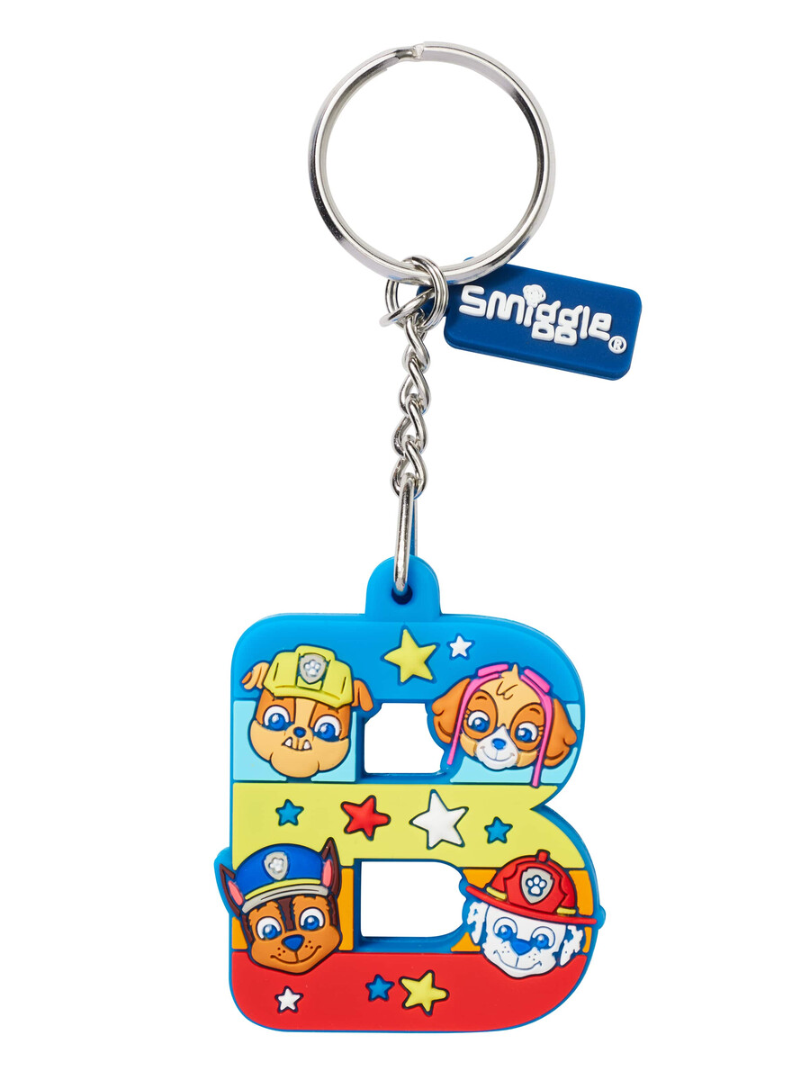 paw patrol scented alphabet keyring