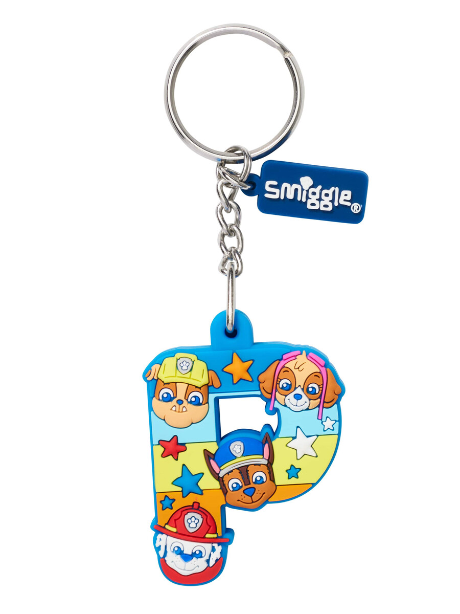 paw patrol scented alphabet keyring