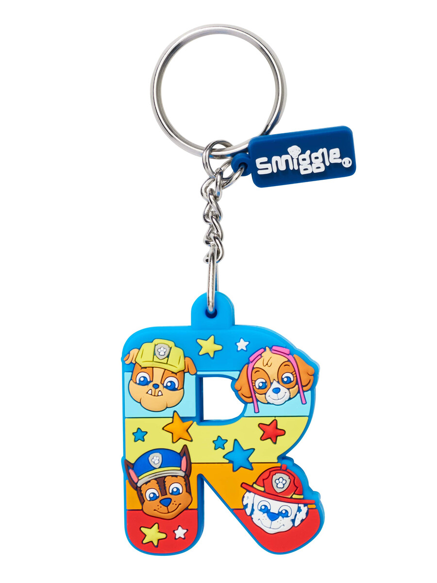 paw patrol scented alphabet keyring