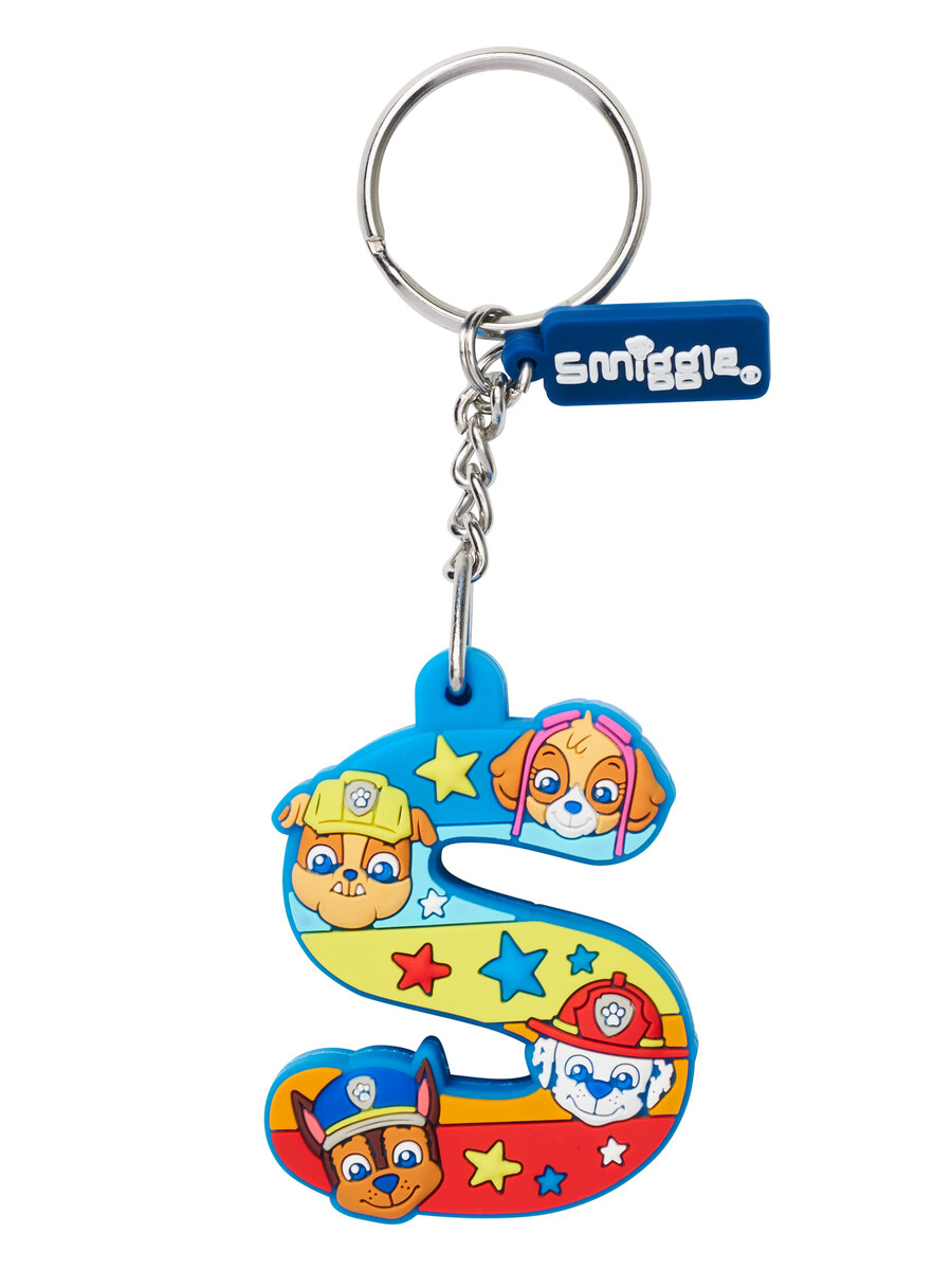 paw patrol scented alphabet keyring