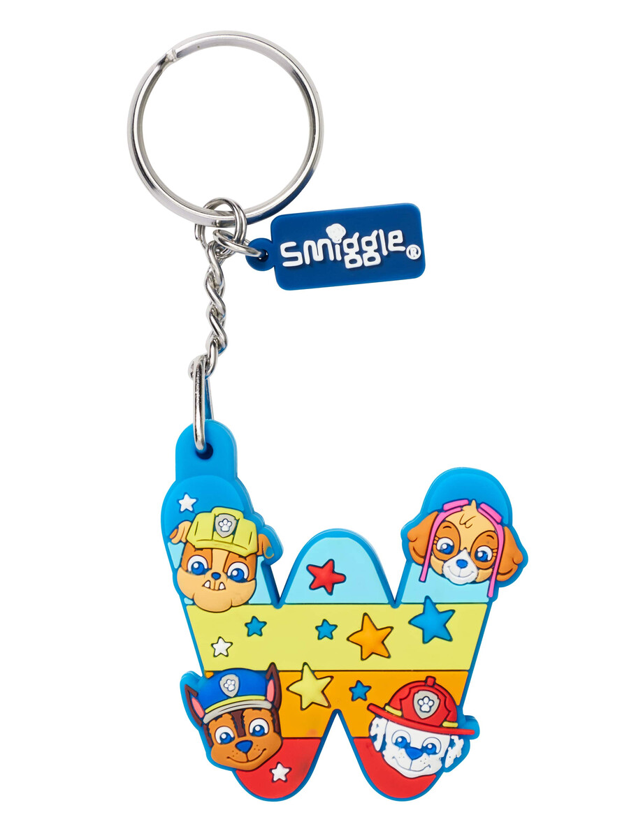 paw patrol scented alphabet keyring
