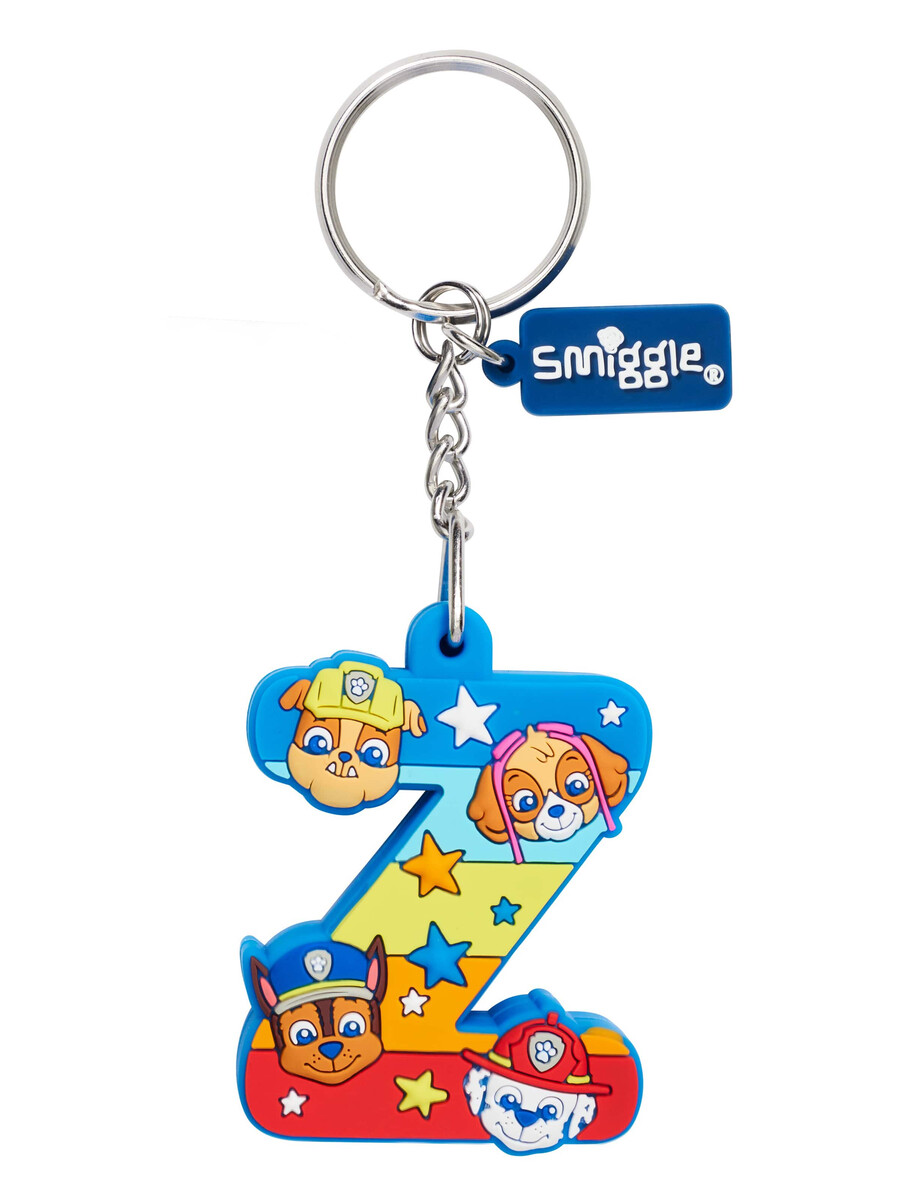 paw patrol scented alphabet keyring
