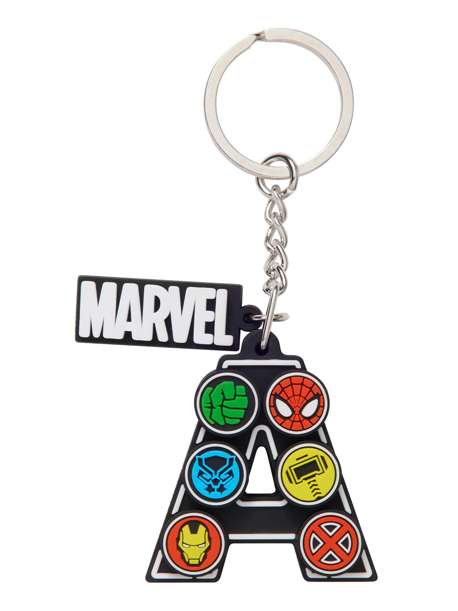 marvel alphabet keyring