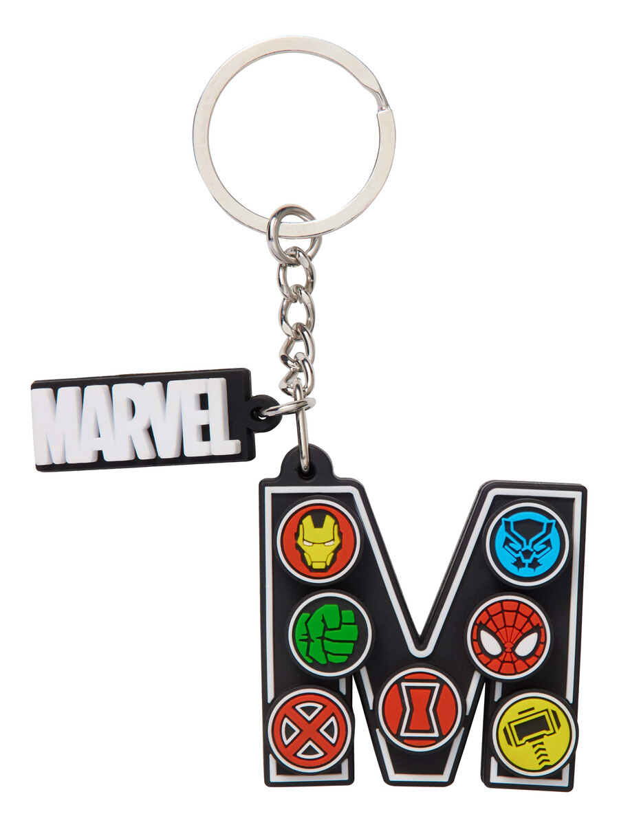 marvel alphabet keyring