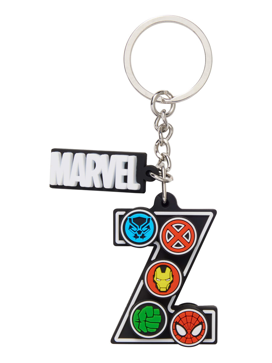 marvel alphabet keyring