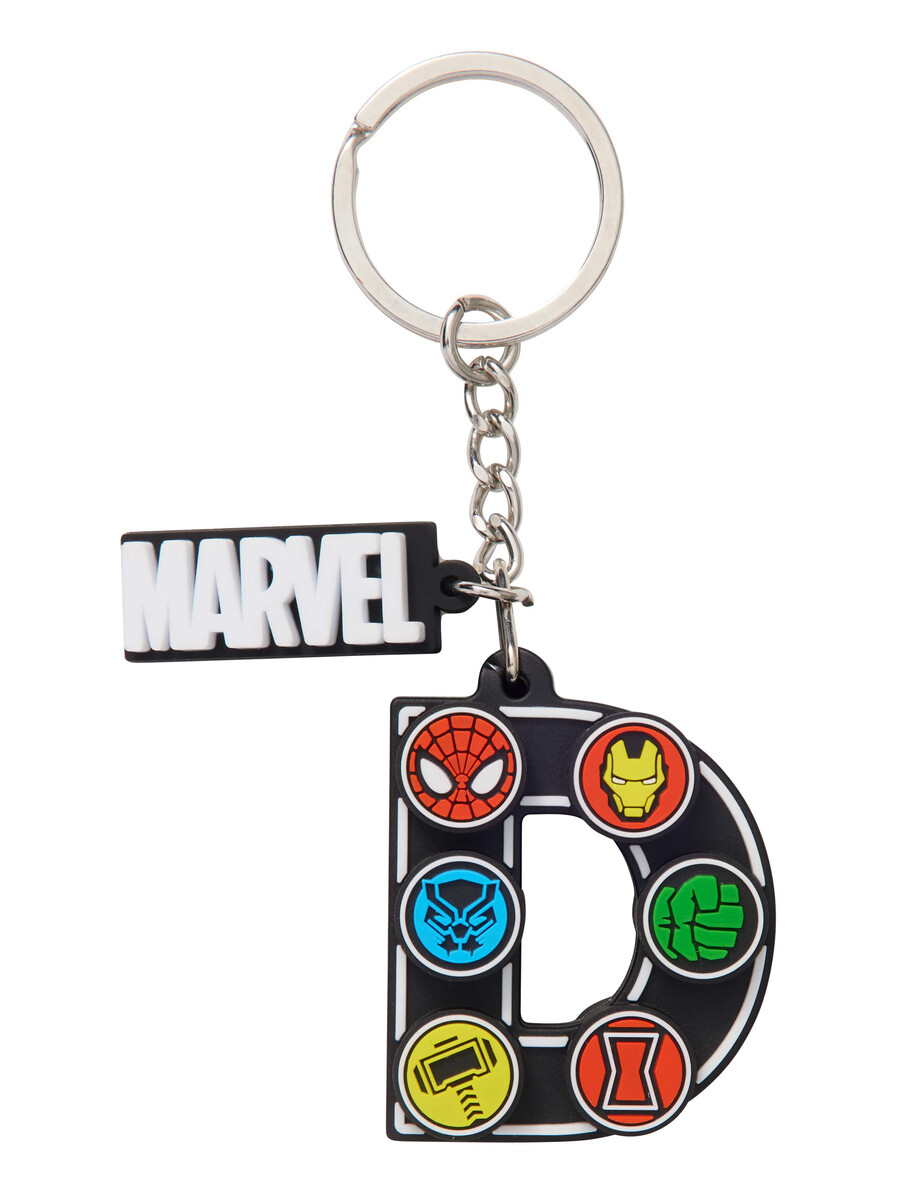 marvel alphabet keyring