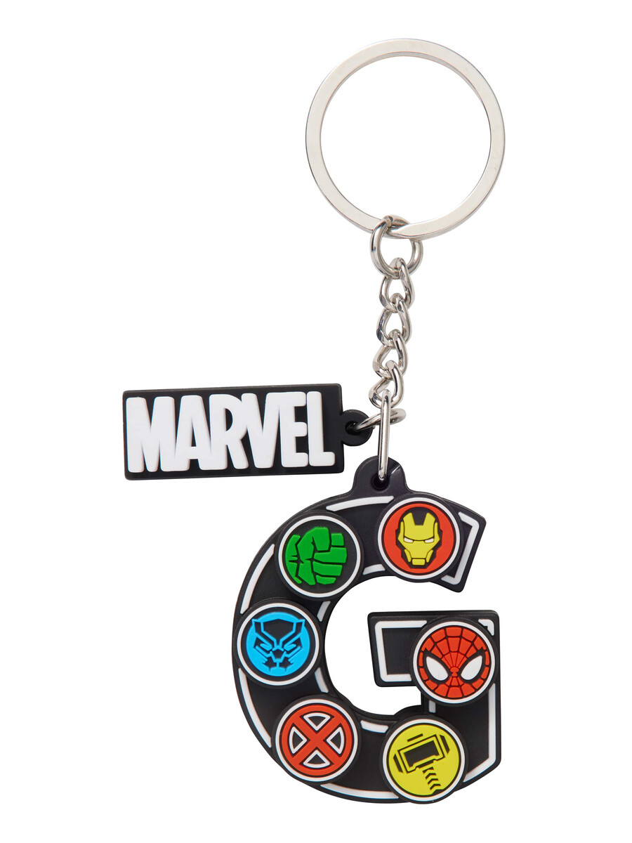 marvel alphabet keyring