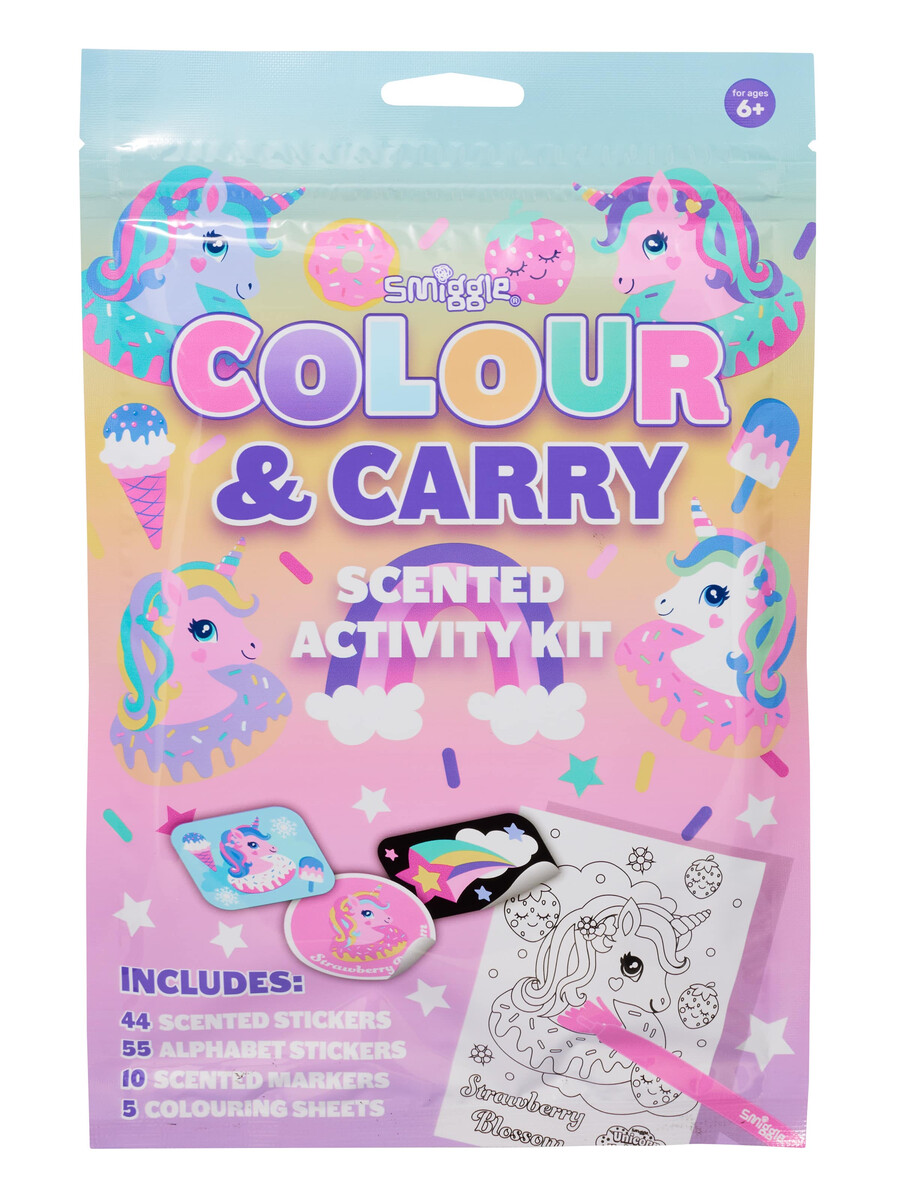 mini colour carry scented activity kit
