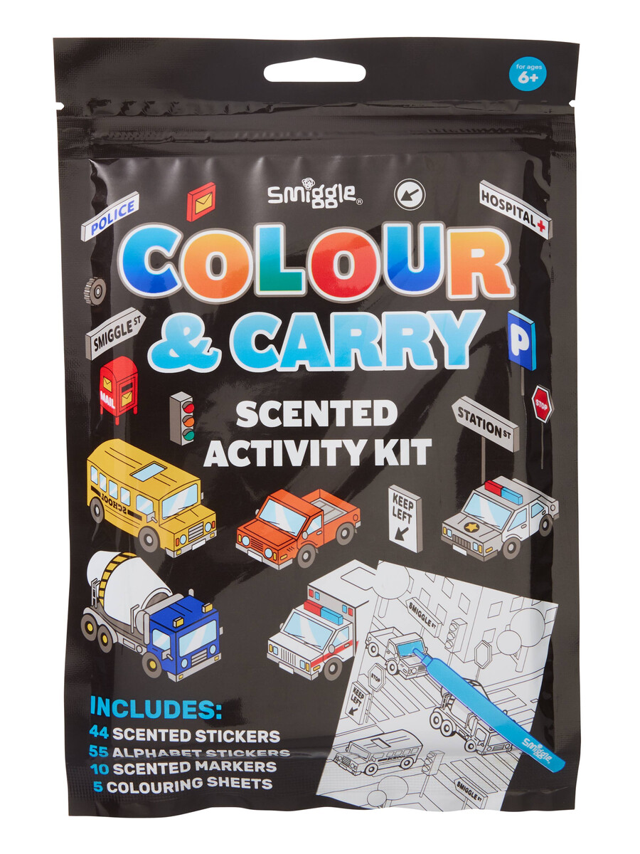 mini colour carry scented activity kit