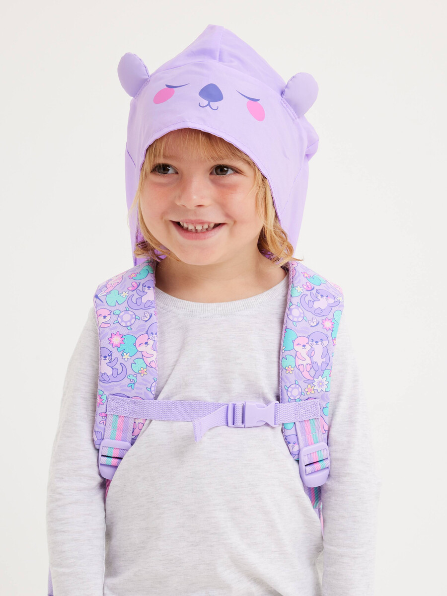 out about junior character hoodie backpack