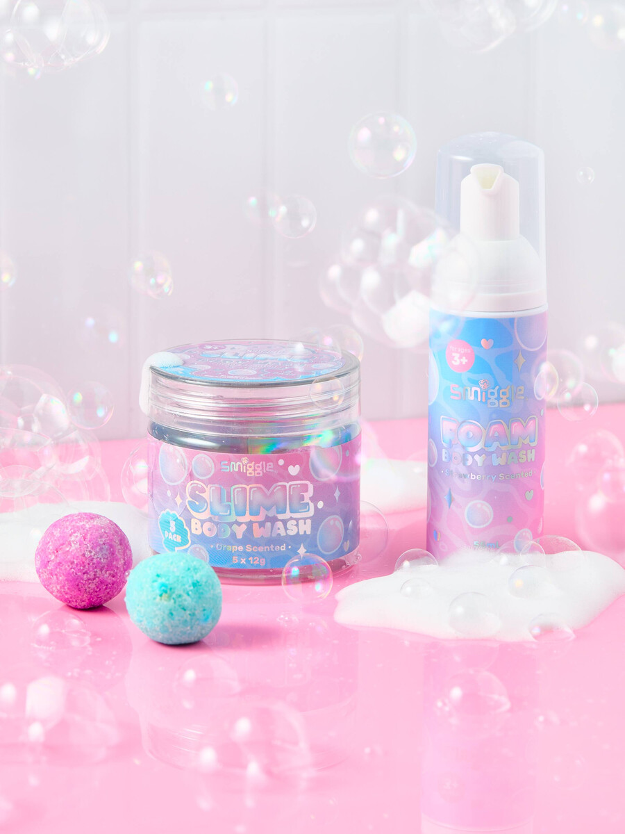 foam n slime body wash gift pack
