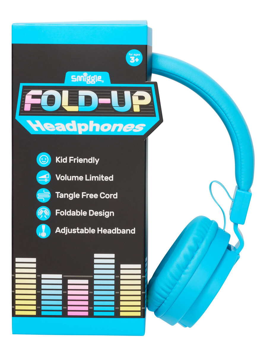 neon classic foldable headphones