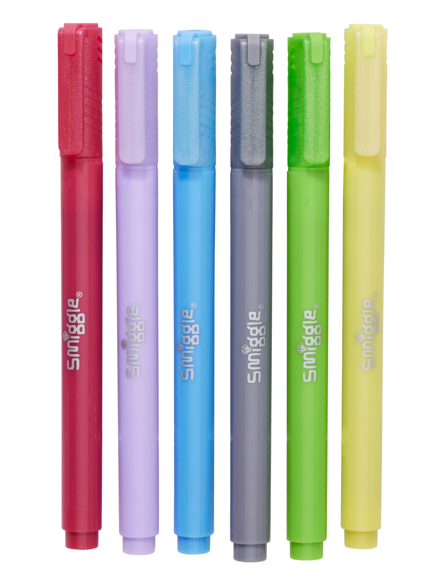 outline marker pack x6
