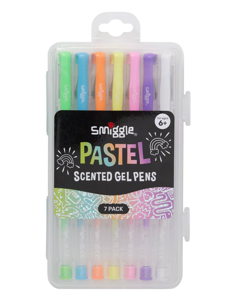 pastel scented gel pens pack x7