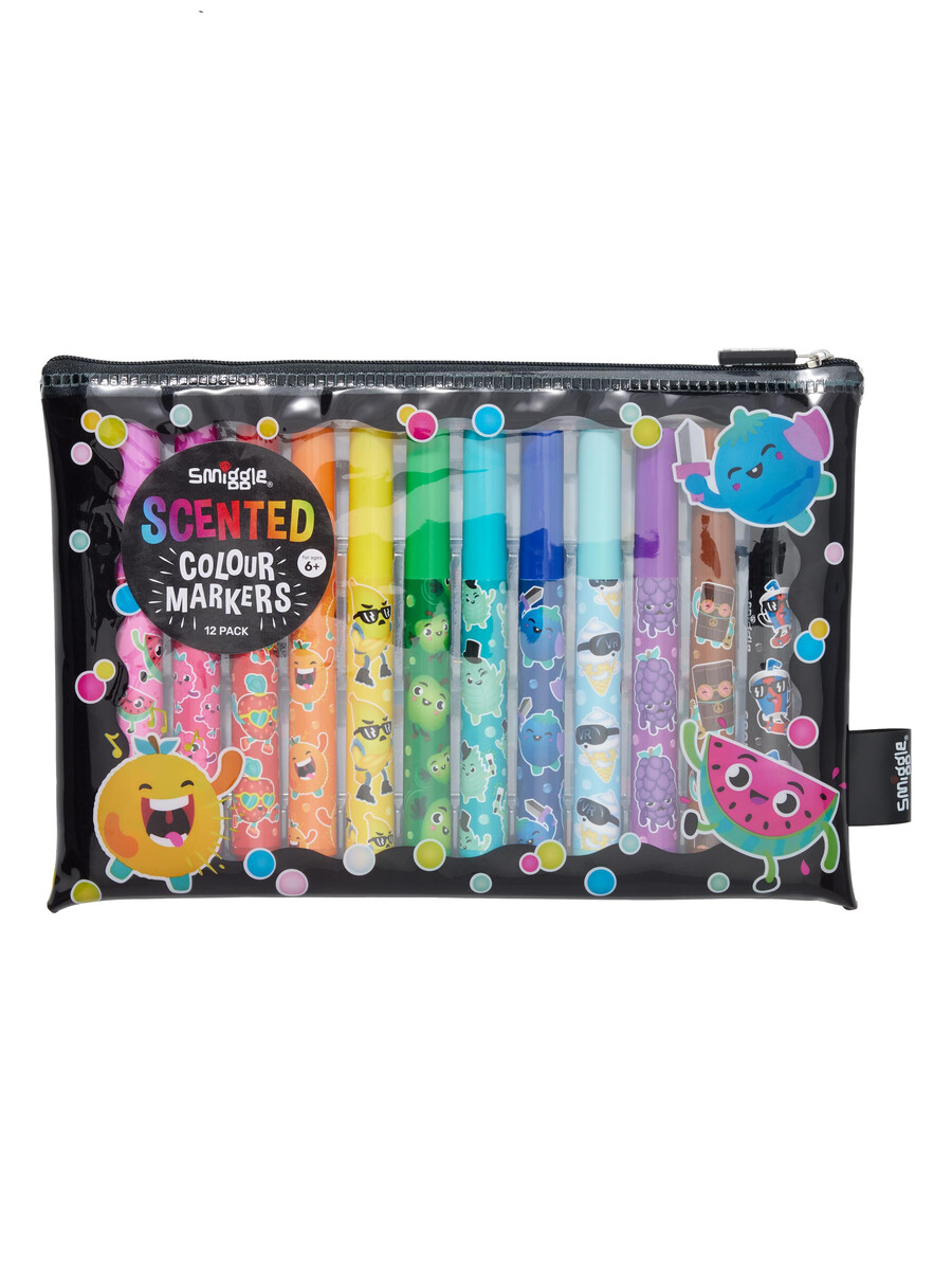 scented colour markers pack x12