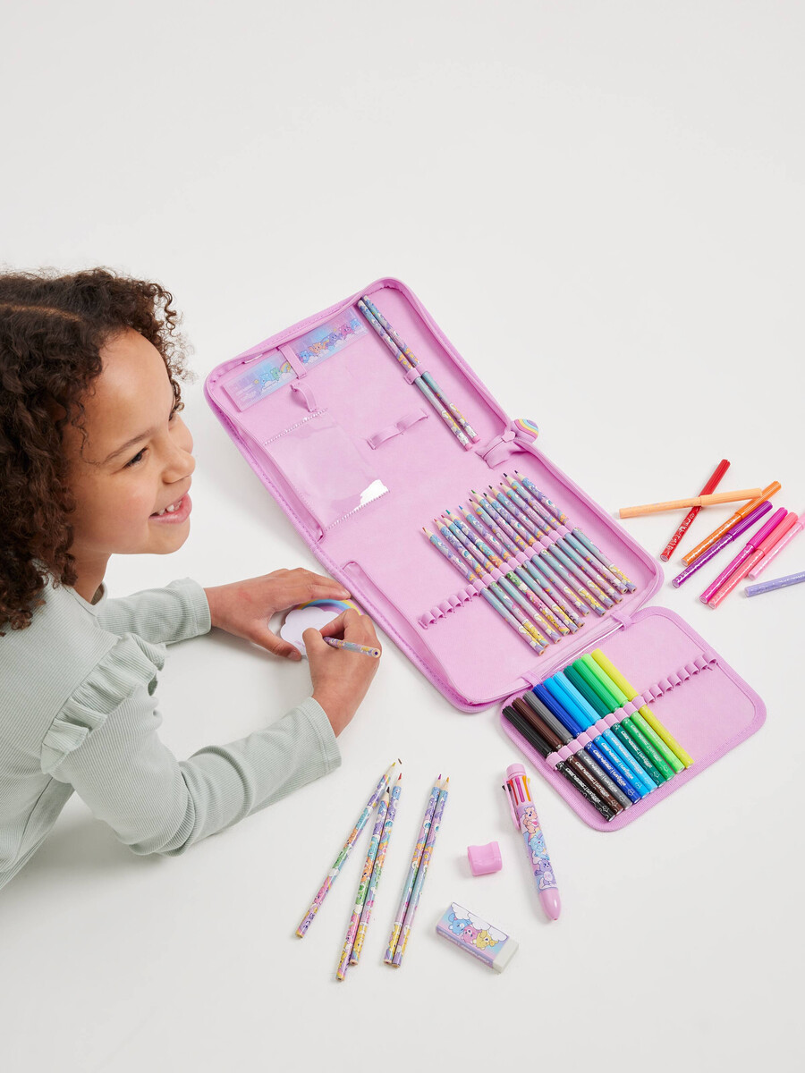 care bears zip it stationery gift pack