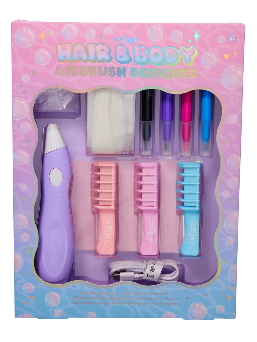 hair body airbrush gift pack