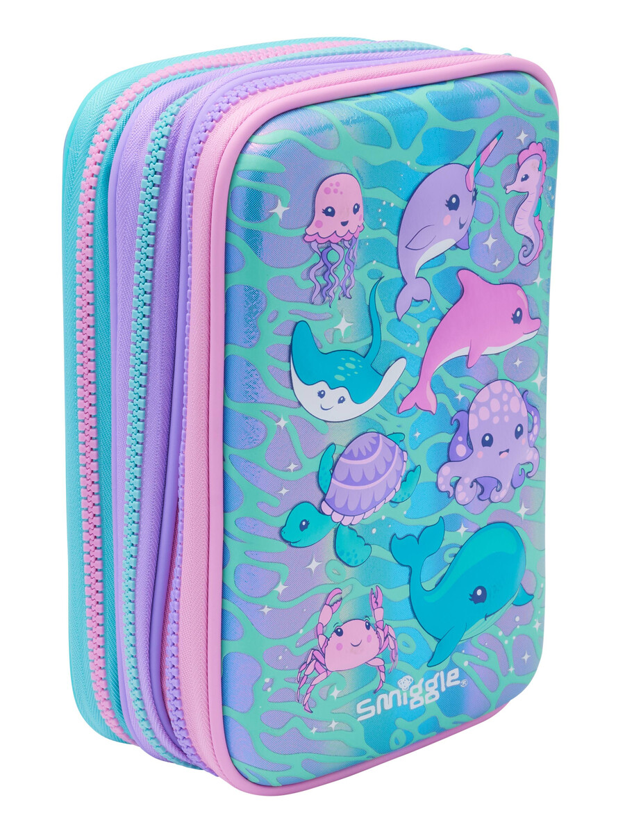 dynamic triple hardtop pencil case