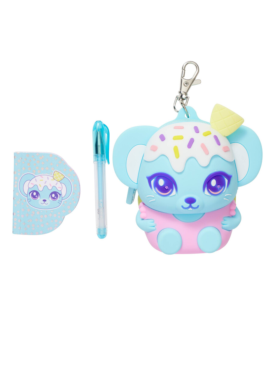 besties mini pen pal notepad keyring
