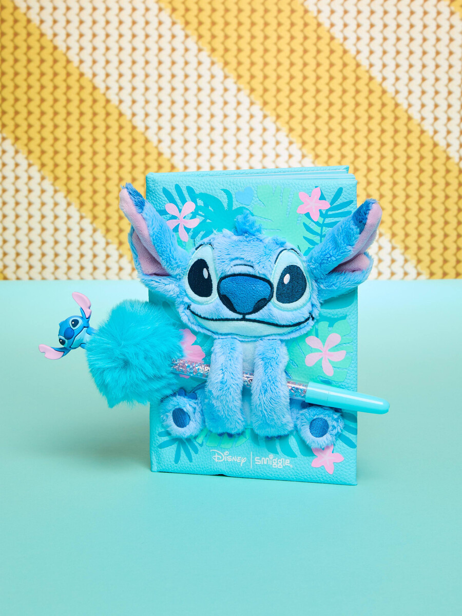 stitch a5 fluffy notebook