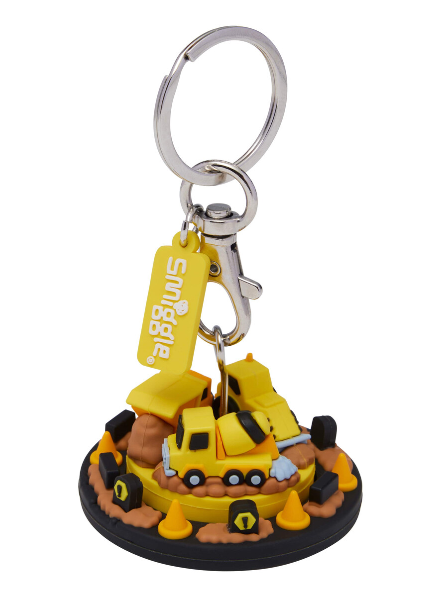 spinning work site keyring