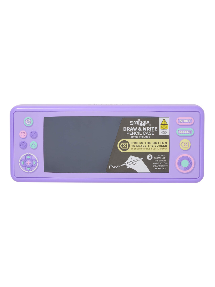 gamer lcd drawing screen pencil case