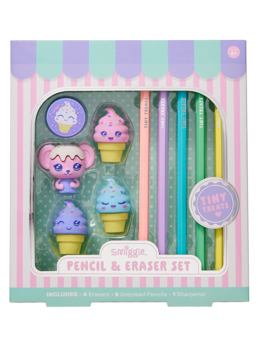 eraser pencil box set