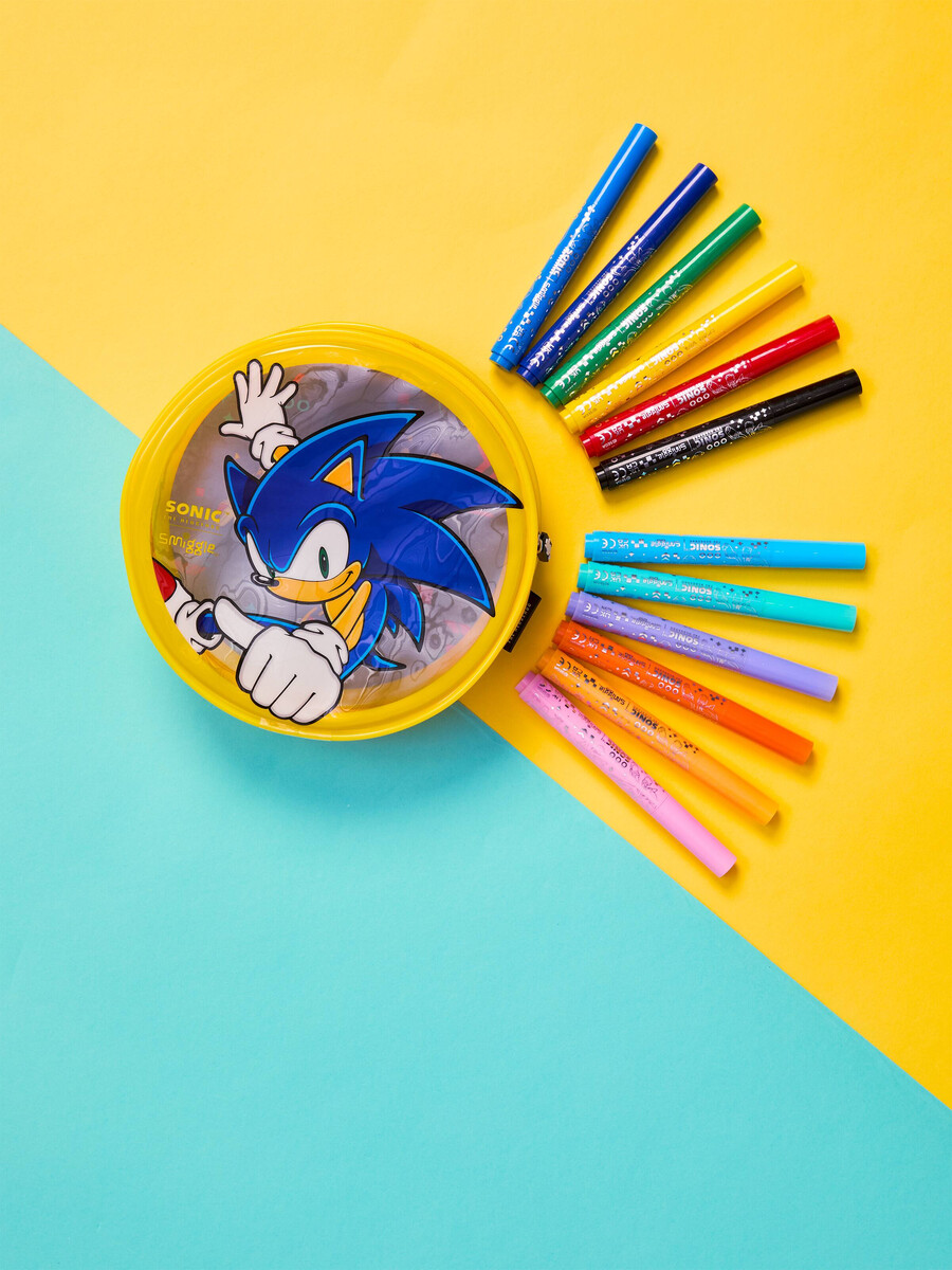 sonic the hedgehog marker pack