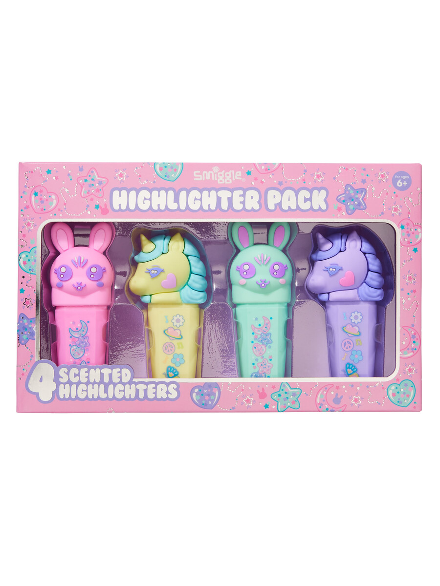all stars scented highlighter 4 pack