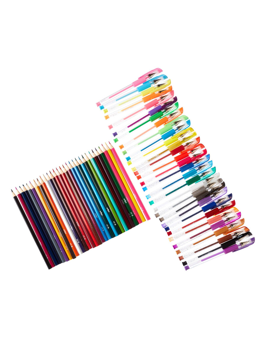 mega pack scented gel pen pencil collection x60