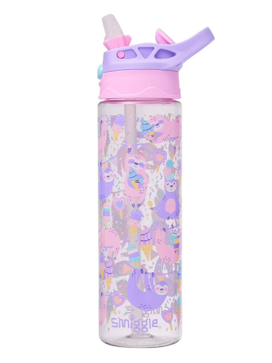 super charge plastic flip drink bottle 650ml