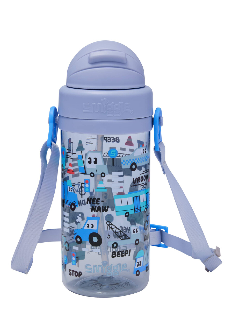 ready set go teeny tiny plastic drink bottle with strap 400ml