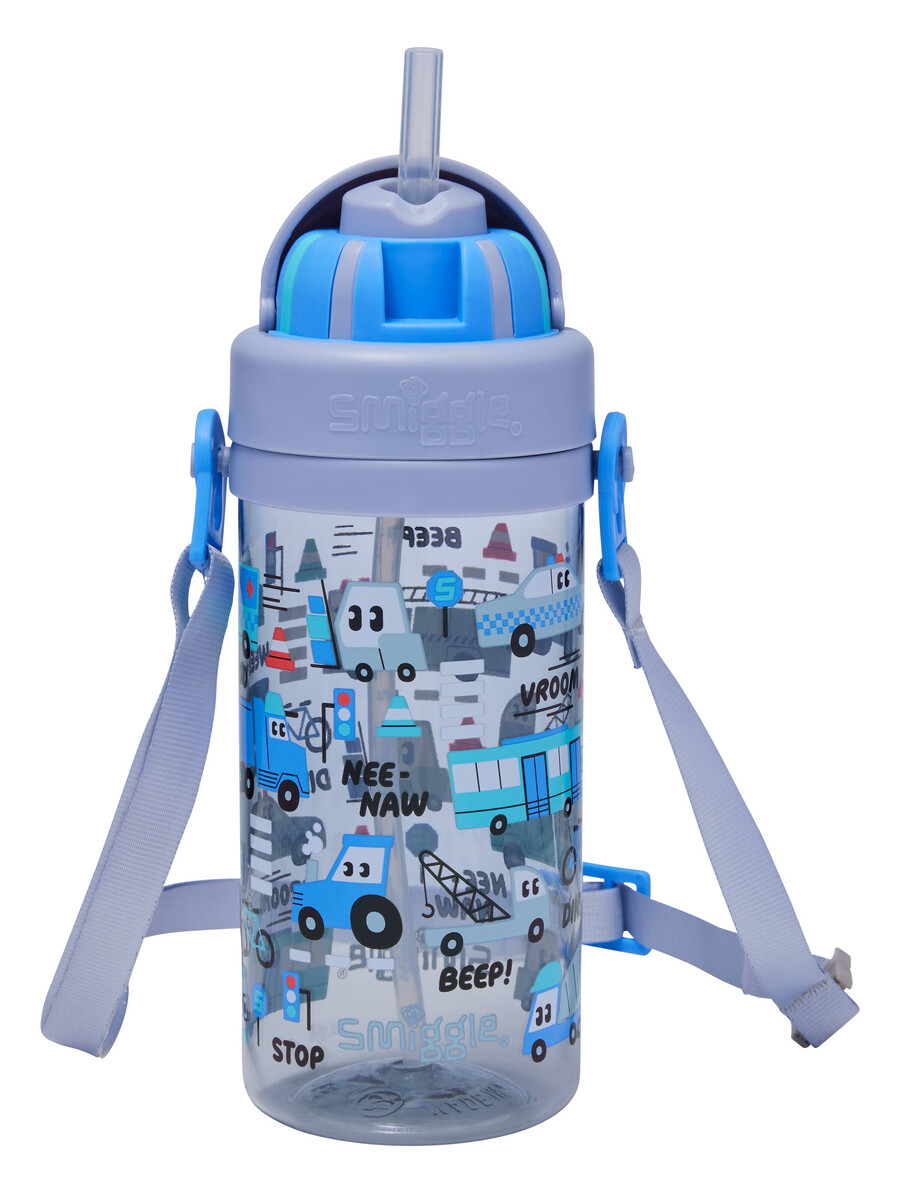 ready set go teeny tiny plastic drink bottle with strap 400ml
