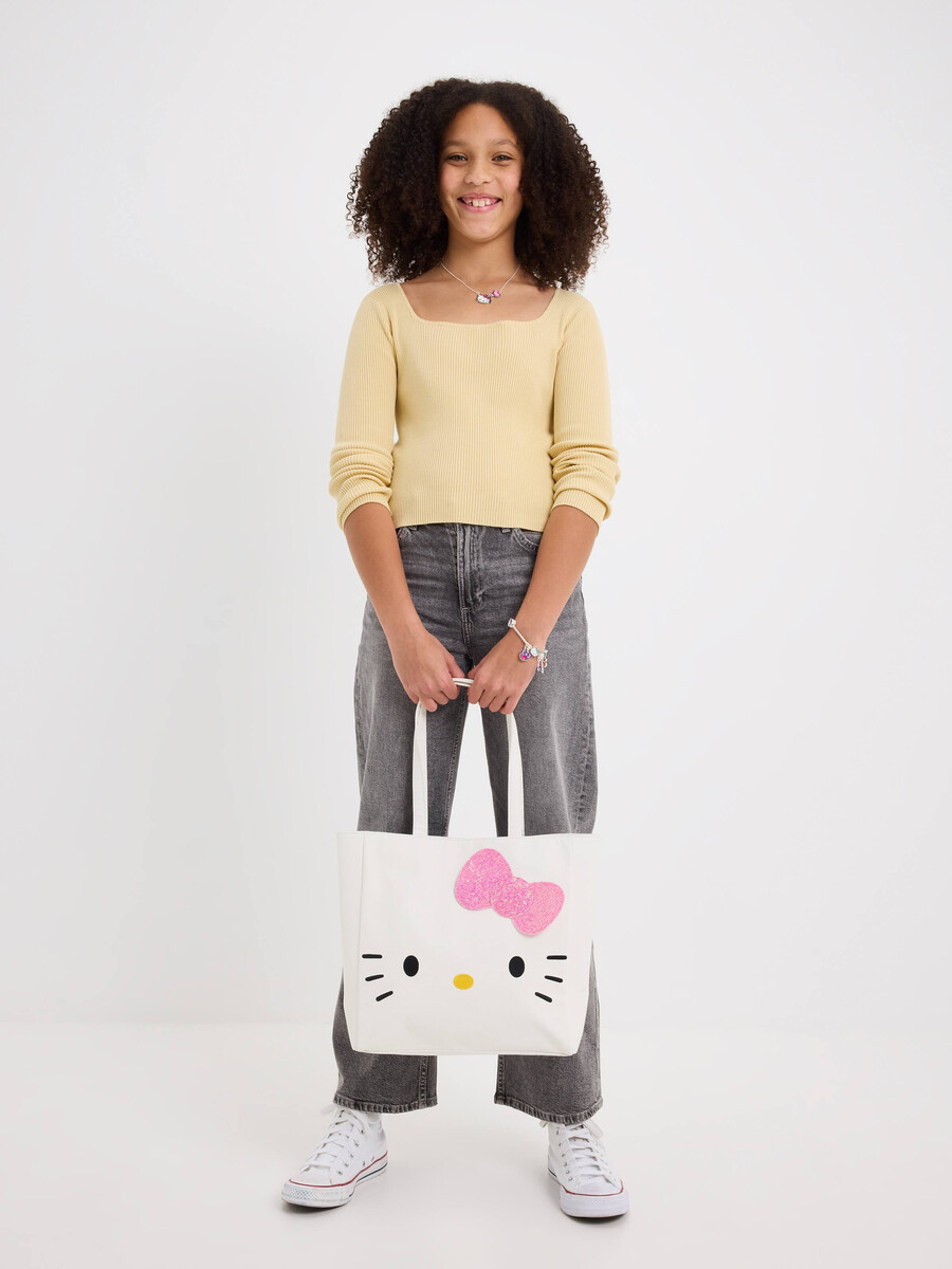 hello kitty shoulder tote bag