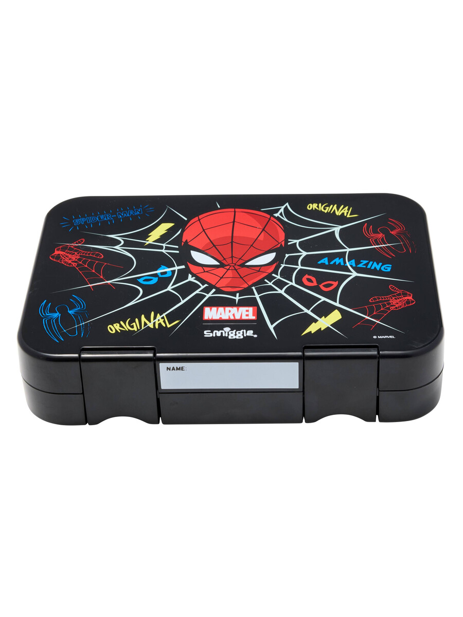 spider-man medium happy bento lunchbox