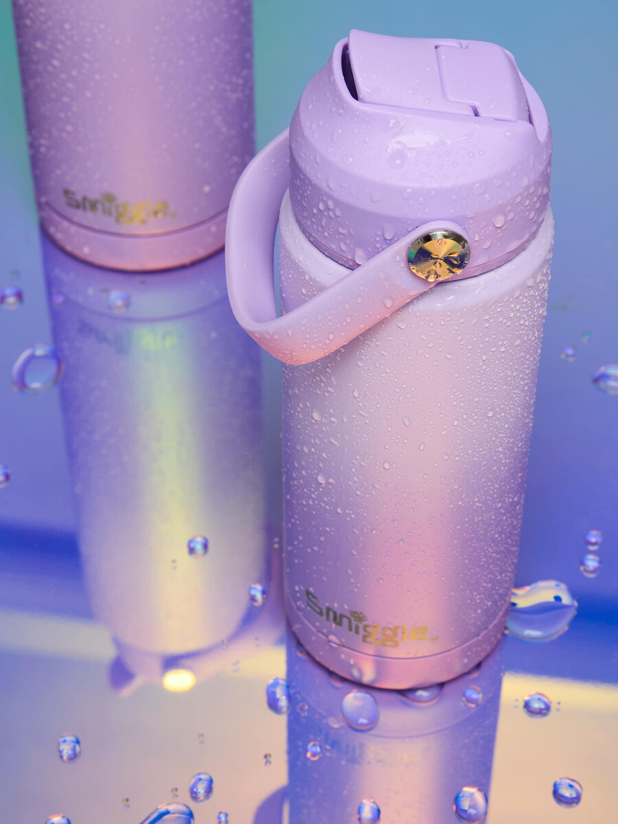 squiggle insulated stainless steel drink bottle 550ml