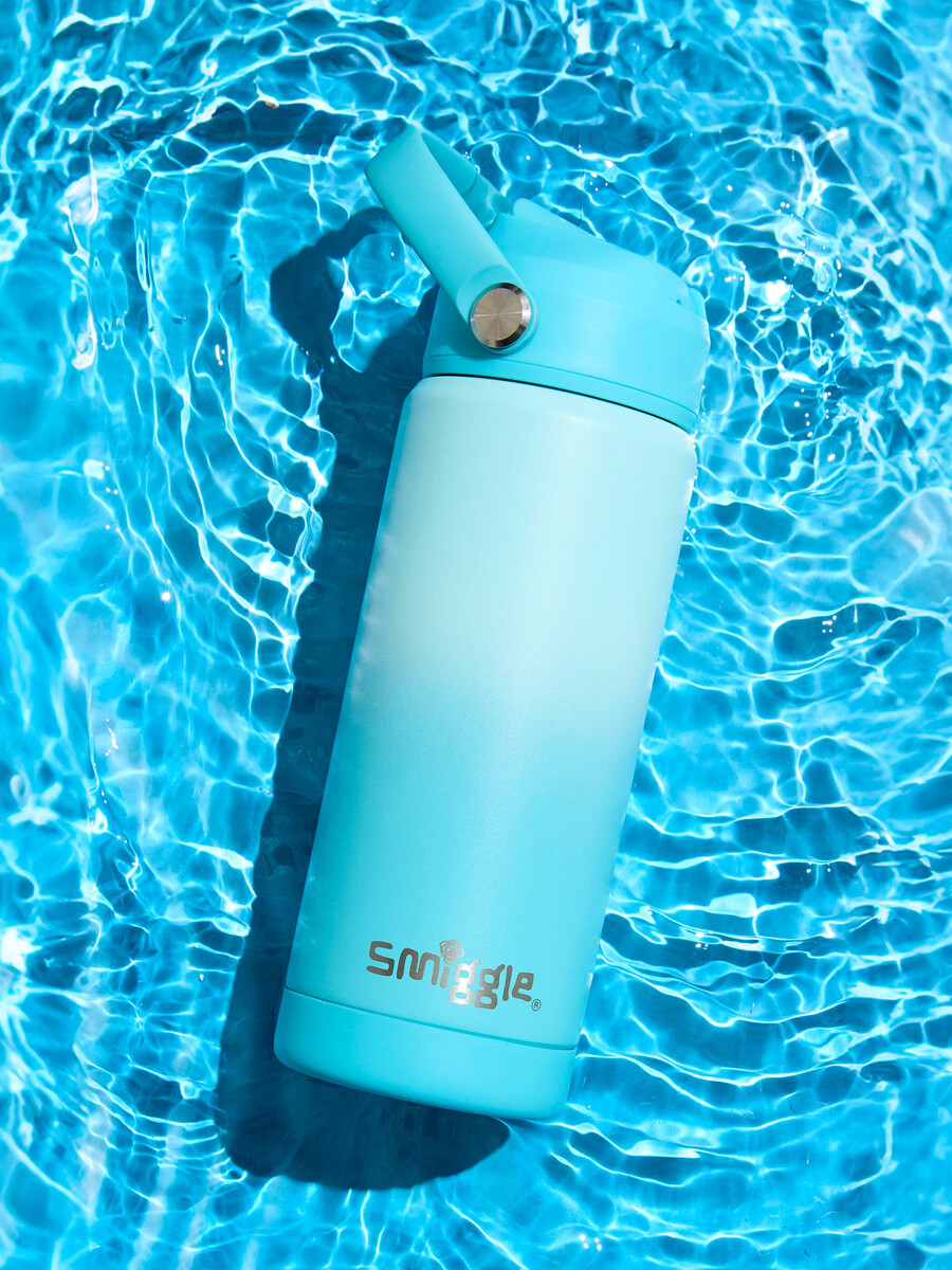 squiggle insulated stainless steel drink bottle 550ml