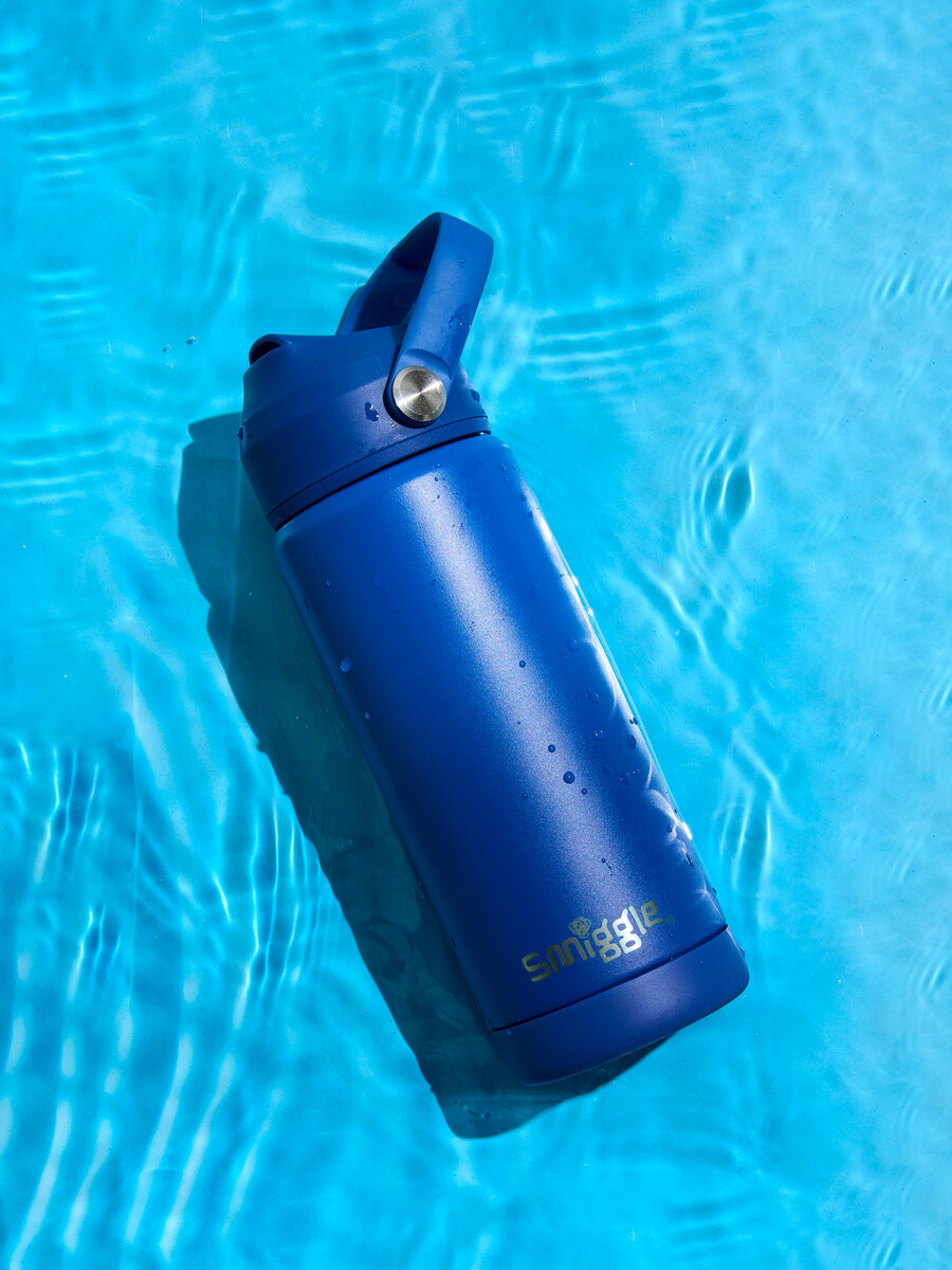 squiggle insulated stainless steel drink bottle 550ml
