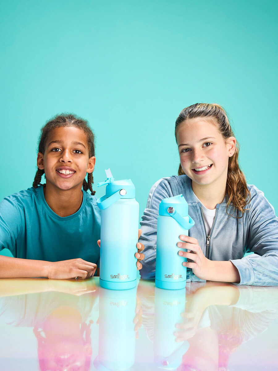 squiggle insulated stainless steel drink bottle 1l