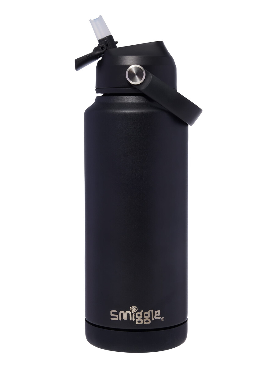 squiggle insulated stainless steel drink bottle 1l