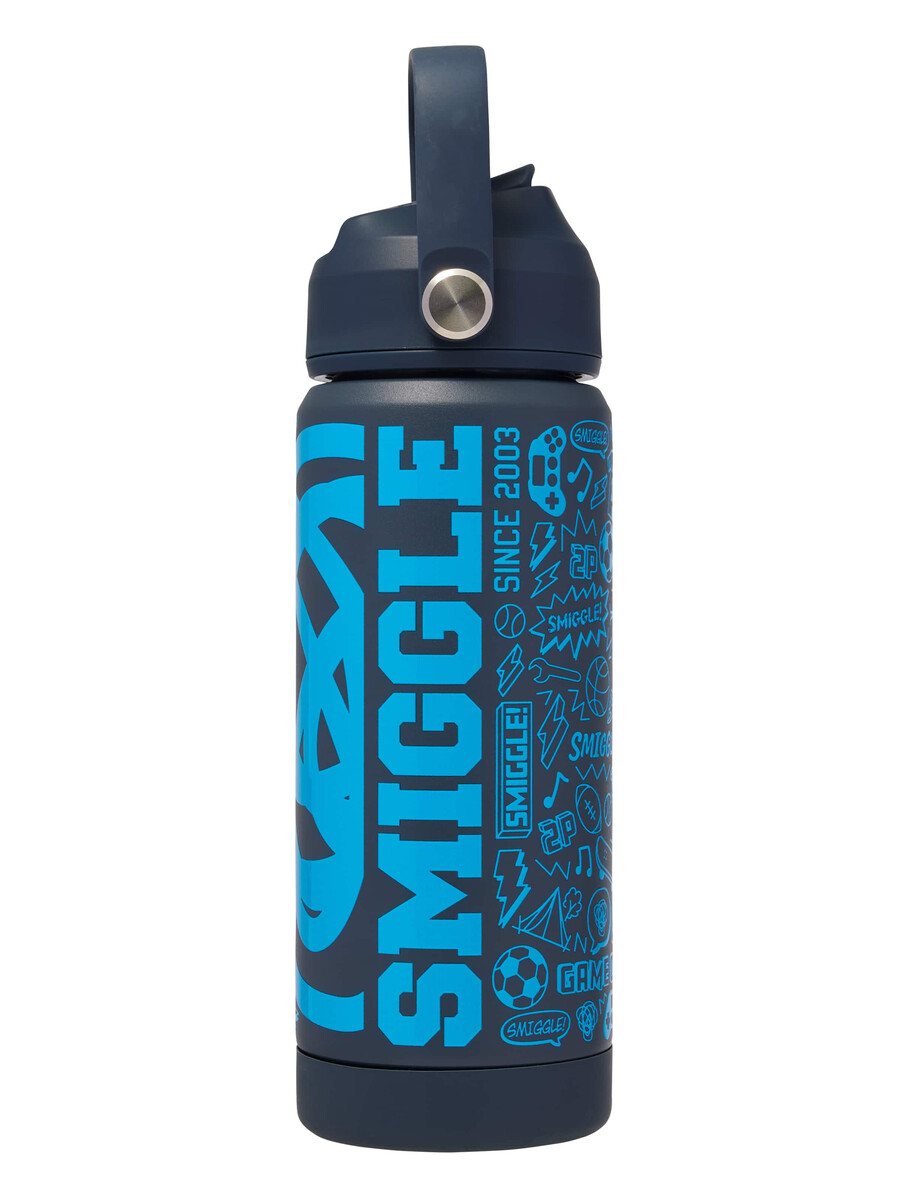 squiggle insulated stainless steel drink bottle 550ml