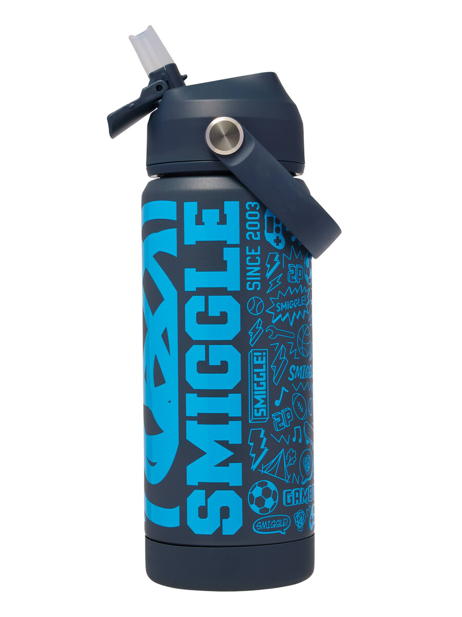 squiggle insulated stainless steel drink bottle 550ml