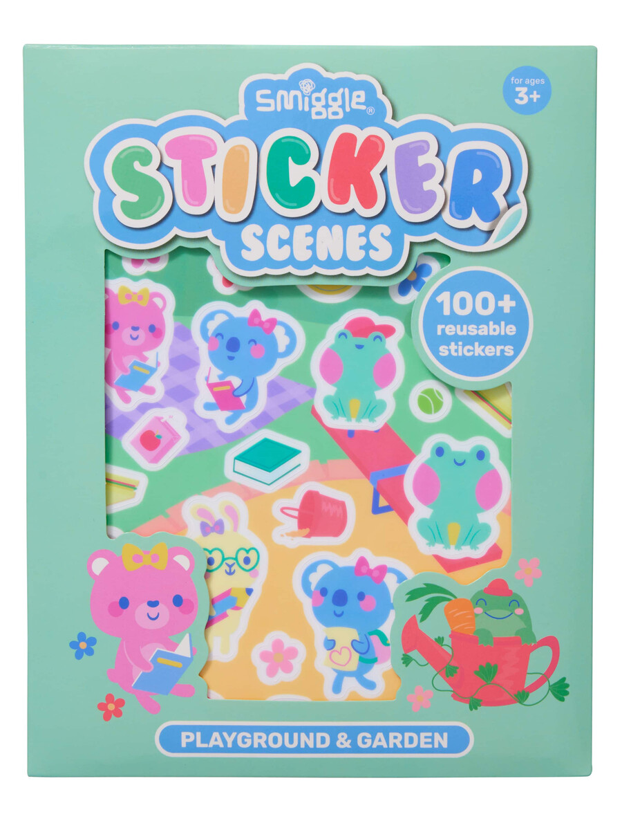 play scenes sticker book